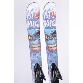 dětské/juniorské lyže ATOMIC SPIKE, FREESTYLE, TWINTIP, handmade, YETI edition + Atomic evox 7