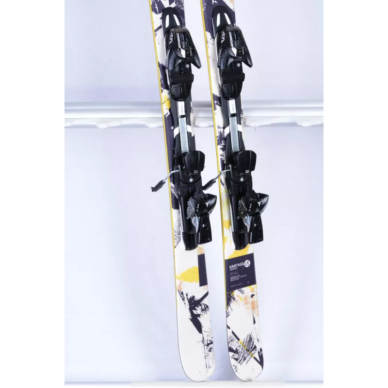 ski's ATOMIC VANTAGE RIVAL 83, yellow/white, dual sidecut, all mountain rocker, TWINTIP + Atomic XTO 10 ( EENMAAL gebruikt )