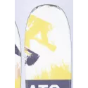 laskettelusukset ATOMIC VANTAGE RIVAL 83, yellow/white, dual sidecut, all mountain rocker, TWINTIP + Atomic XTO 10