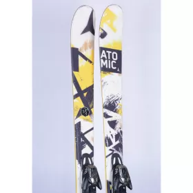 skis ATOMIC VANTAGE RIVAL 83, yellow/white, dual sidecut, all mountain rocker, TWINTIP + Atomic XTO 10