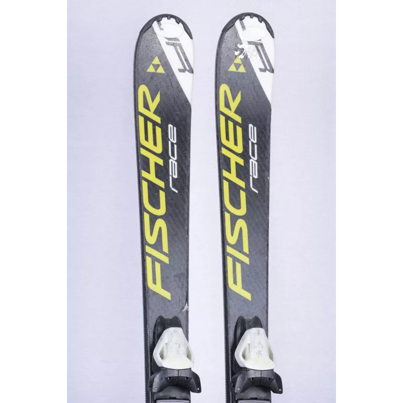 children's/junior skis FISCHER RC4 RACE Jr. BLACK/white jr + Fischer FJ 7
