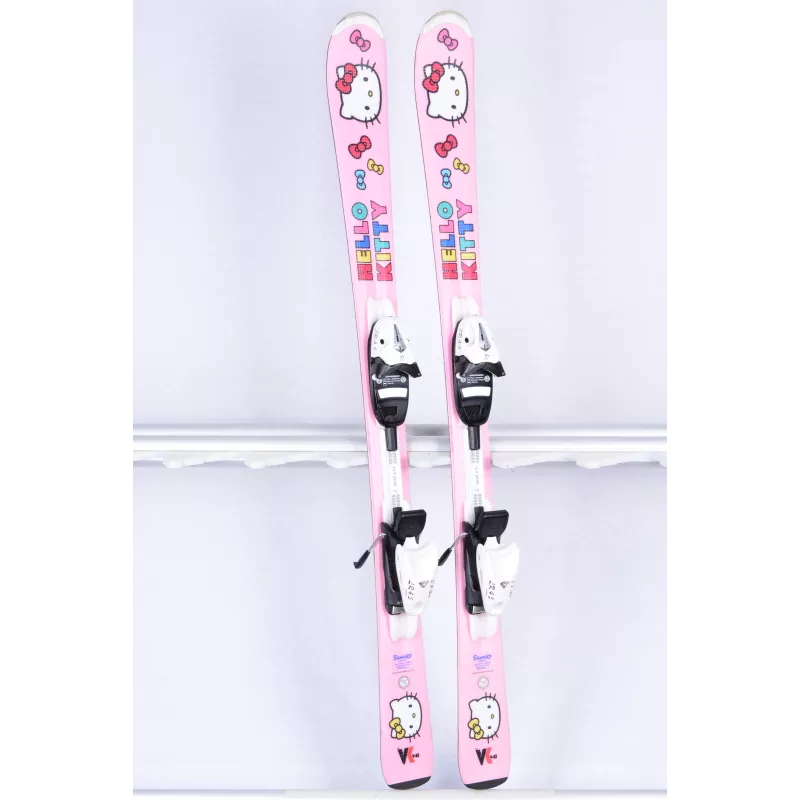 esquís niños HELLO KITTY, pink + Tyrolia LR 4.5 ( Condición TOP )