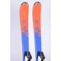 Kinder/Junior Ski SALOMON QST MAX JR 2019, blue/orange + Salomon L7