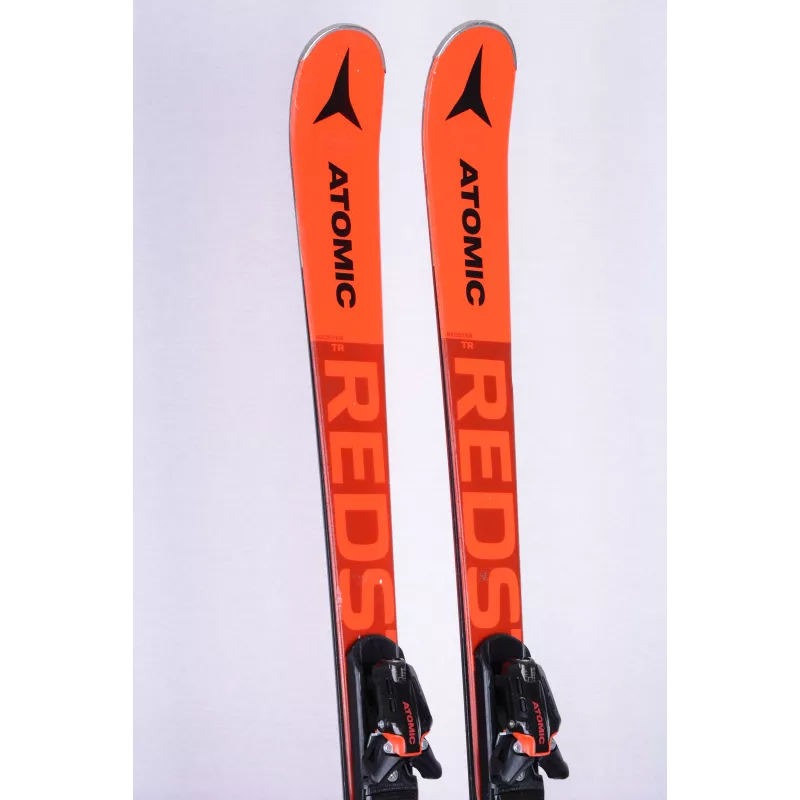 skis ATOMIC REDSTER TR 2021 RED, power woodcore, titanium powered, grip walk, full sidewall + Atomic X12 GW