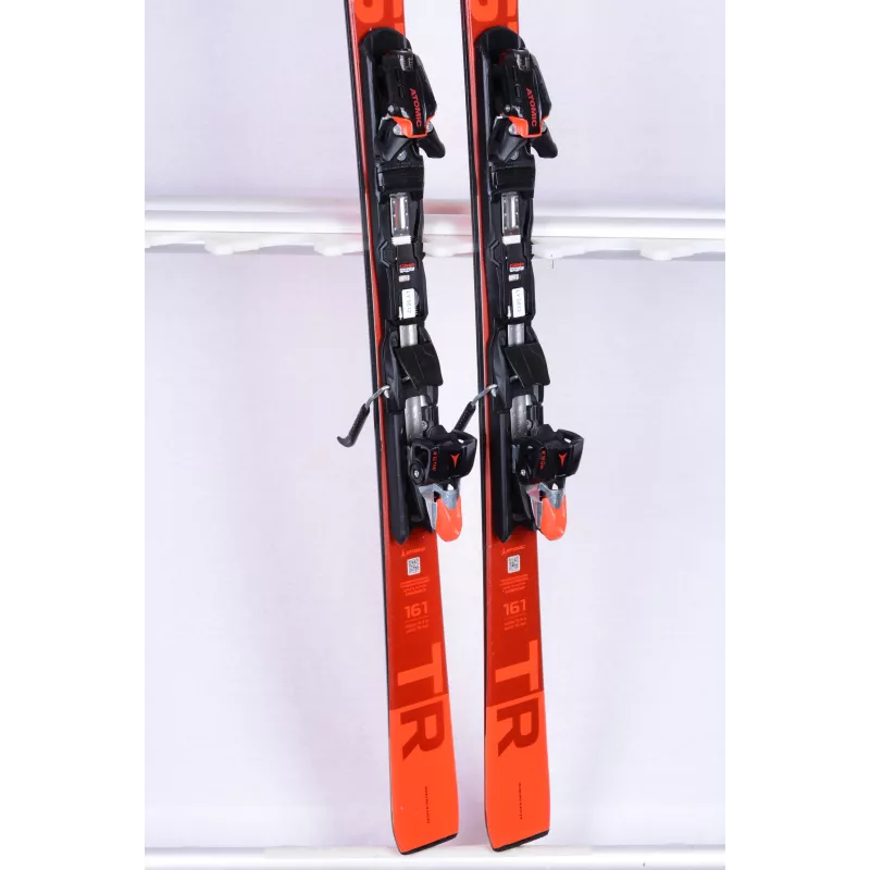 skis ATOMIC REDSTER TR 2021 RED, power woodcore, titanium powered, grip walk, full sidewall + Atomic X12 GW