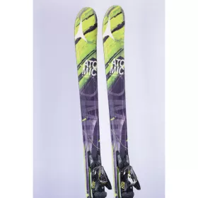 esquís ATOMIC NOMAD BLACKEYE, black/green, all mountain rocker + Atomic XTO 12