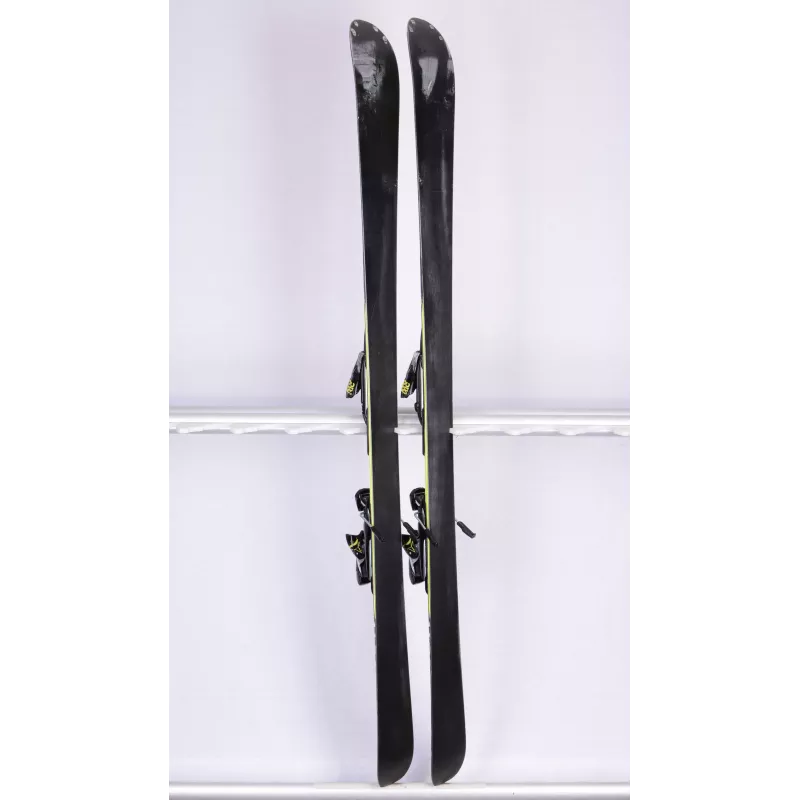 skis ATOMIC NOMAD BLACKEYE, black/green, all mountain rocker + Atomic XTO 12