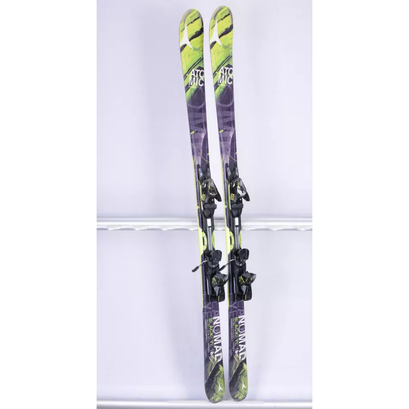 ski's ATOMIC NOMAD BLACKEYE, black/green, all mountain rocker + Atomic XTO 12