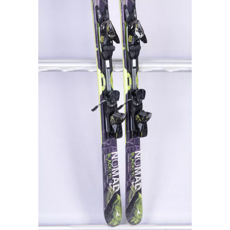 ski's ATOMIC NOMAD BLACKEYE, black/green, all mountain rocker + Atomic XTO 12