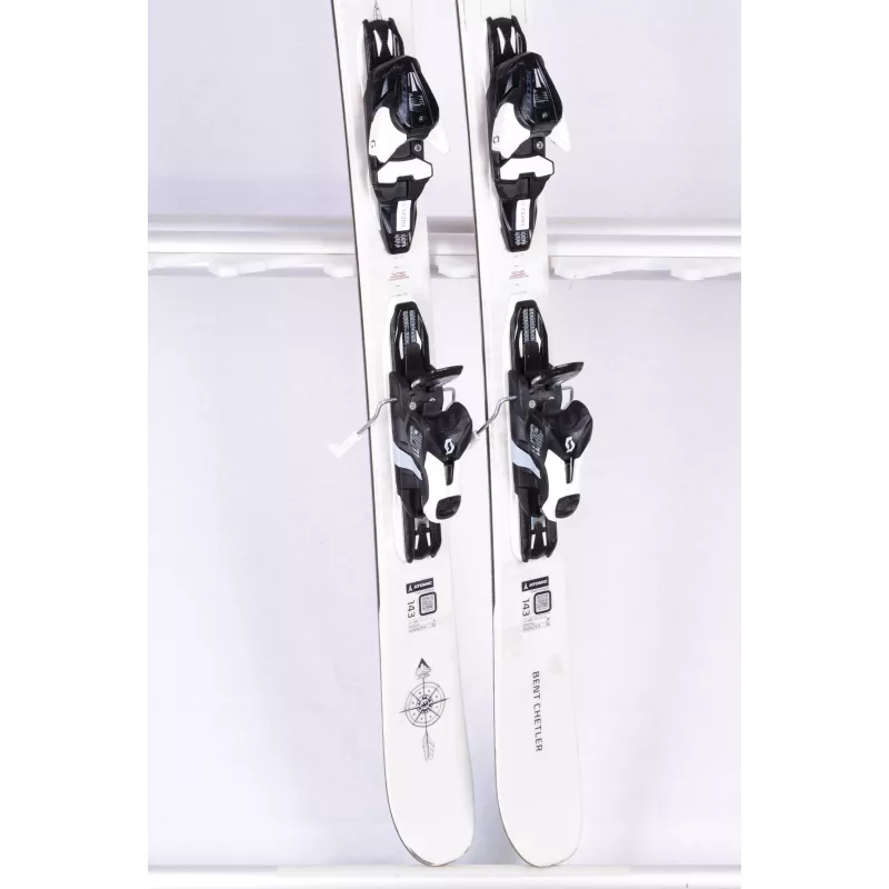 freeride skis ATOMIC BENT CHETLER MINI, sidewall, partial TWINTIP + Scott Mercury 11 ( TOP condition )