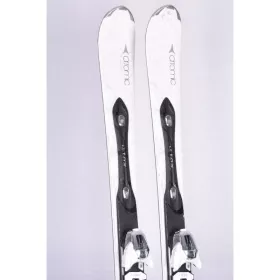 dam skidor ATOMIC CLOUD 75 D2 doubledeck, WHITE/black, handmade + Atomic Lithium 10