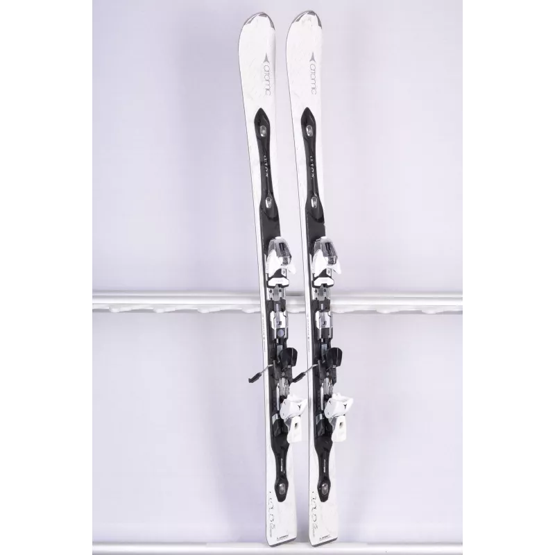 esquís mujer ATOMIC CLOUD 75 D2 doubledeck, WHITE/black, handmade + Atomic Lithium 10