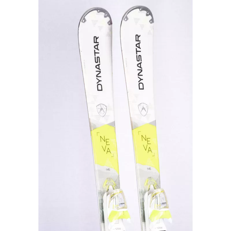 dames ski's DYNASTAR NEVA 78, superlight, sidewall, rocker technology, sidecut, stance + Look Xpress 11