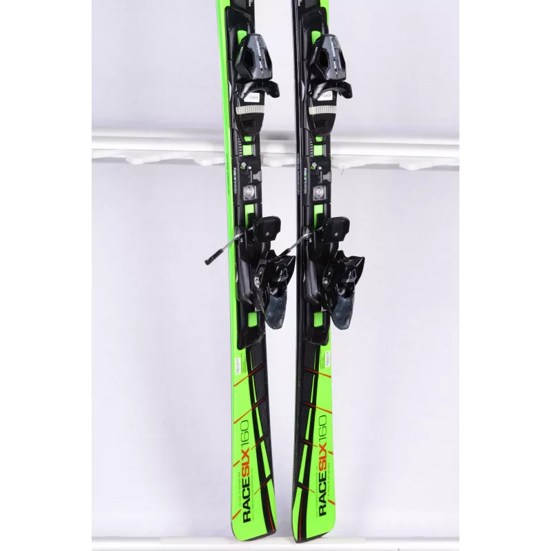 skidor ELAN RACE SLX AMPHIBIO, power spine technology, dual ti, rst, response frame woodcore + Elan ELX 12