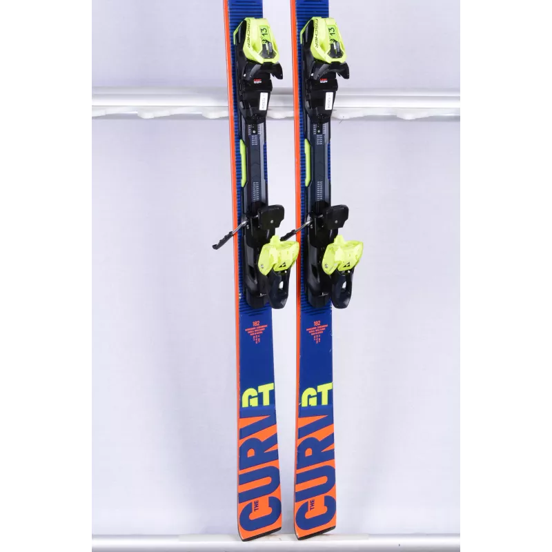 Ski FISCHER RC4 THE CURV GT 2022, radical triple radius, carbonbridge, diagocarbon, grip walk + Fischer RX13