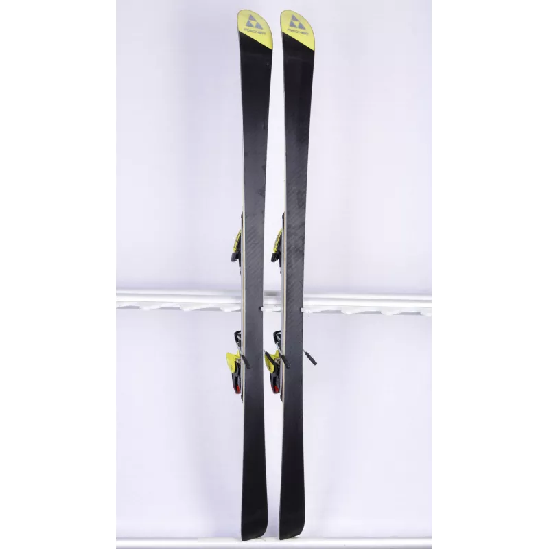 skidor FISCHER RC4 WORLDCUP SC, titanium, woodcore + Fischer RC4 Z12