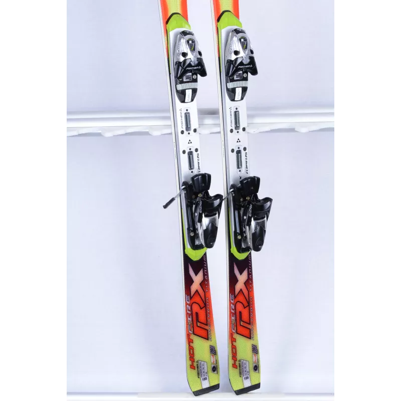skis FISCHER HOT FIRE RX, air carbon titanium + Fischer RXZ13