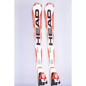skidor HEAD SUPER SHAPE, red/white, liquidmetal, wc sandwich technology + Tyrolia SP 120