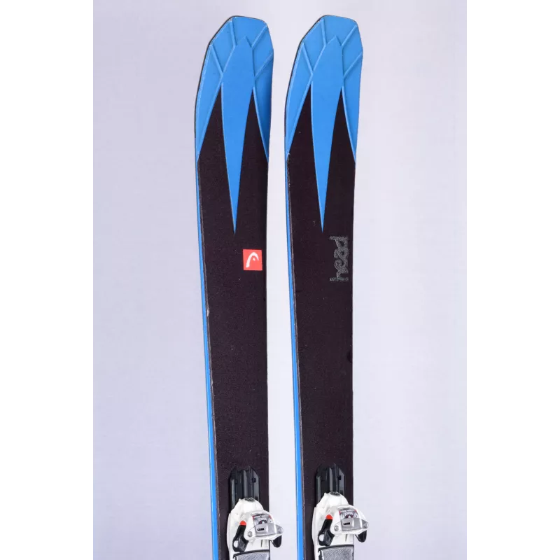 narty freeride HEAD COLLECTIVE 105, blue, partial TWINTIP + Marker Squire 11