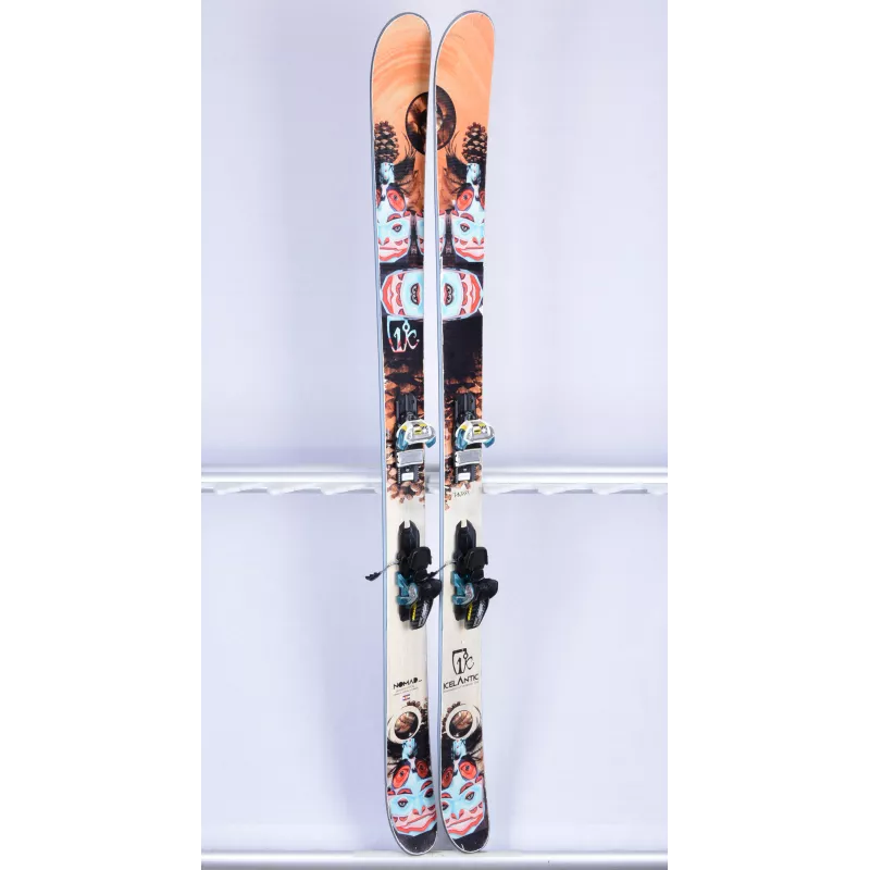 freeride skis ICELANTIC NOMAD RKR, partial TWINTIP + Marker Jester 16 ( TOP condition )