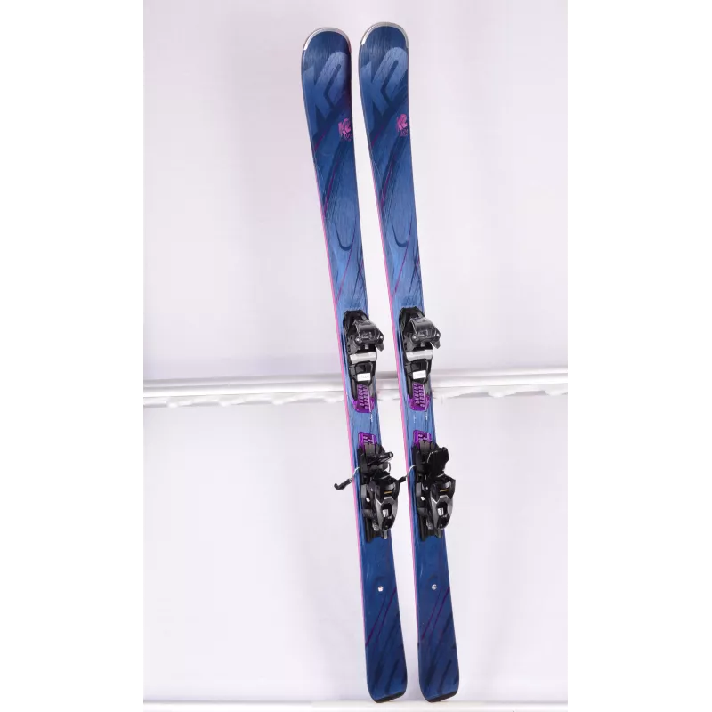 dames ski's K2 ENDLESS LUV 2019, biokonic technology, speed rocker, grip walk + Marker 10 ( TOP staat )