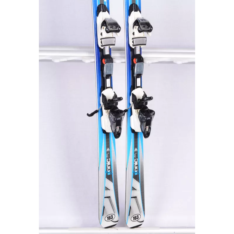 skis K2 KONIC RX, white/blue, ALL TERRAIN rocker, Woodcore + Marker M3 12 TCX ( TOP condition )