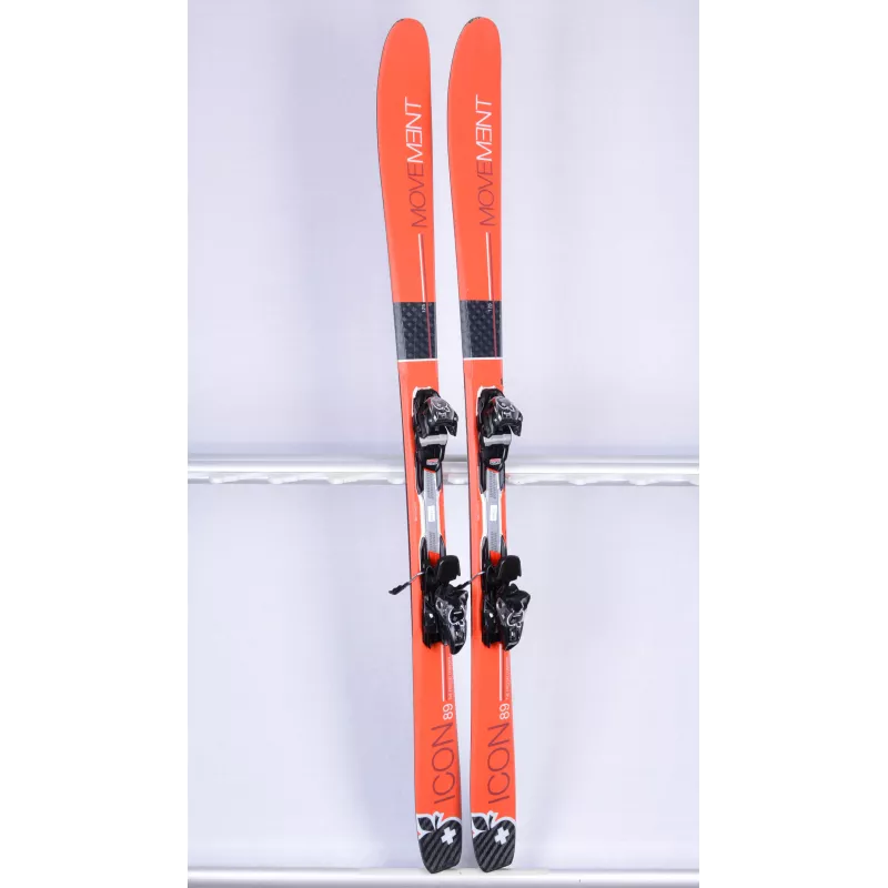 Ski MOVEMENT ICON 89 red 2019, grip walk + Marker 11