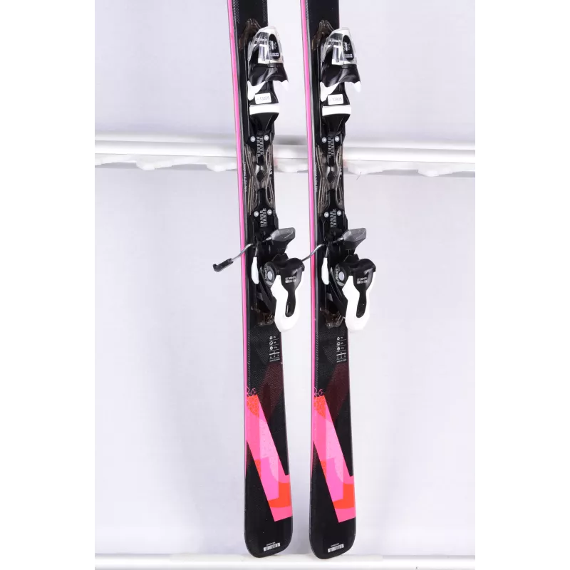 esquís mujer ROSSIGNOL FAMOUS 2 Xpress, Black/pink + Look Xpress 10