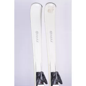 dames ski's SALOMON S/MAX W 8 Ti 2019, white, edge amplifier Sl, grip walk + Salomon Z11