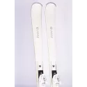 women's skis SALOMON S/MAX W 6 Ti 2019, white, grip walk, edge amplifier, single ti + Salomon L 10 ( TOP condition )