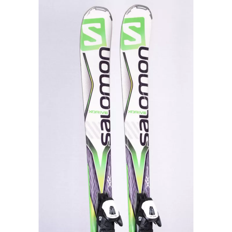 ski's SALOMON XDRIVE BT, green, double titanium, xx-chassis + Salomon L10 Lithium