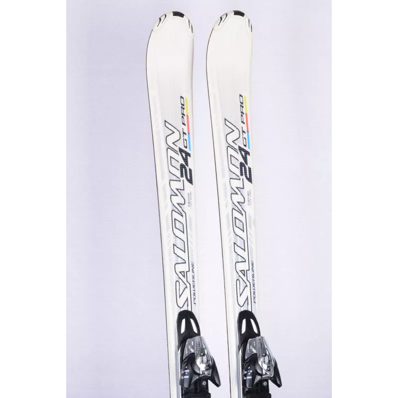 esquís SALOMON GT PRO, white, powerline, woodcore + Salomon Z11