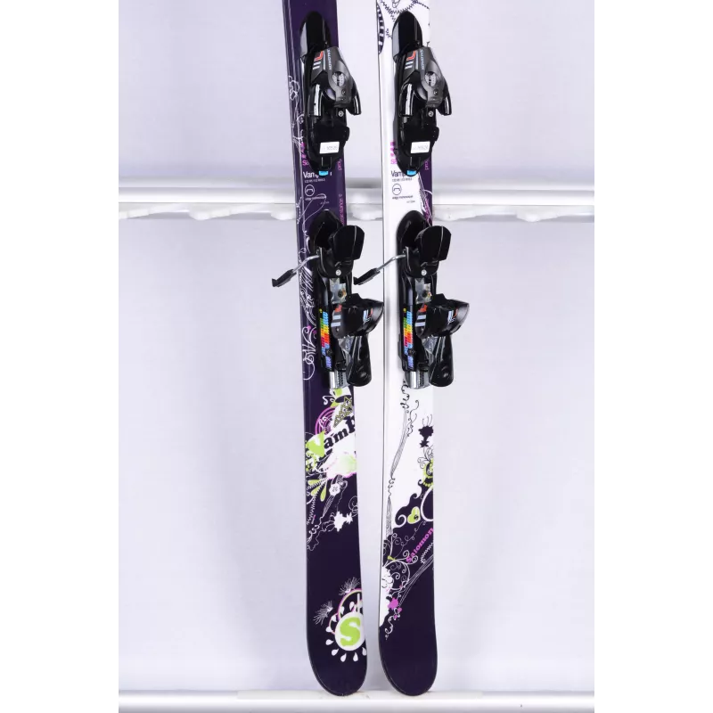 freestyle skis SALOMON VAMP, Edgy Monocoque, partial TWINTIP + Salomon 711 ( like NEW )