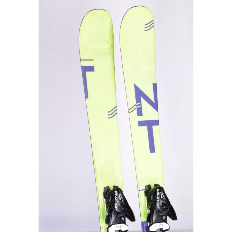 freestyle skis SALOMON TNT, green + Salomon Z12