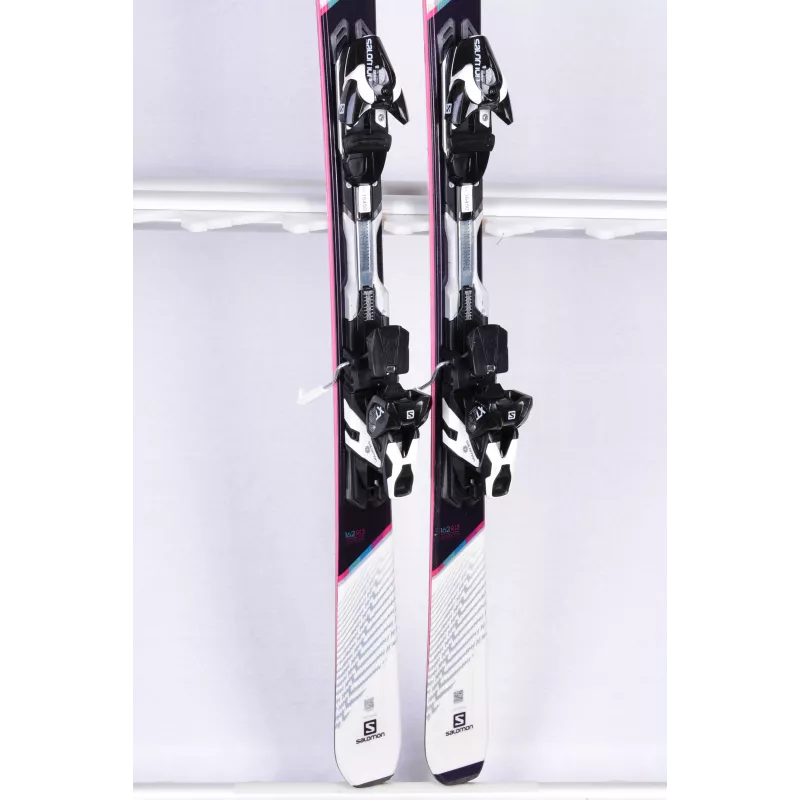 women's skis SALOMON W-MAX 8, woodcore, powerframe + Salomon XT 10