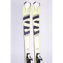skis SALOMON X-MAX XRF, yellow/white, woodcore, single ti + Salomon Lithium 10