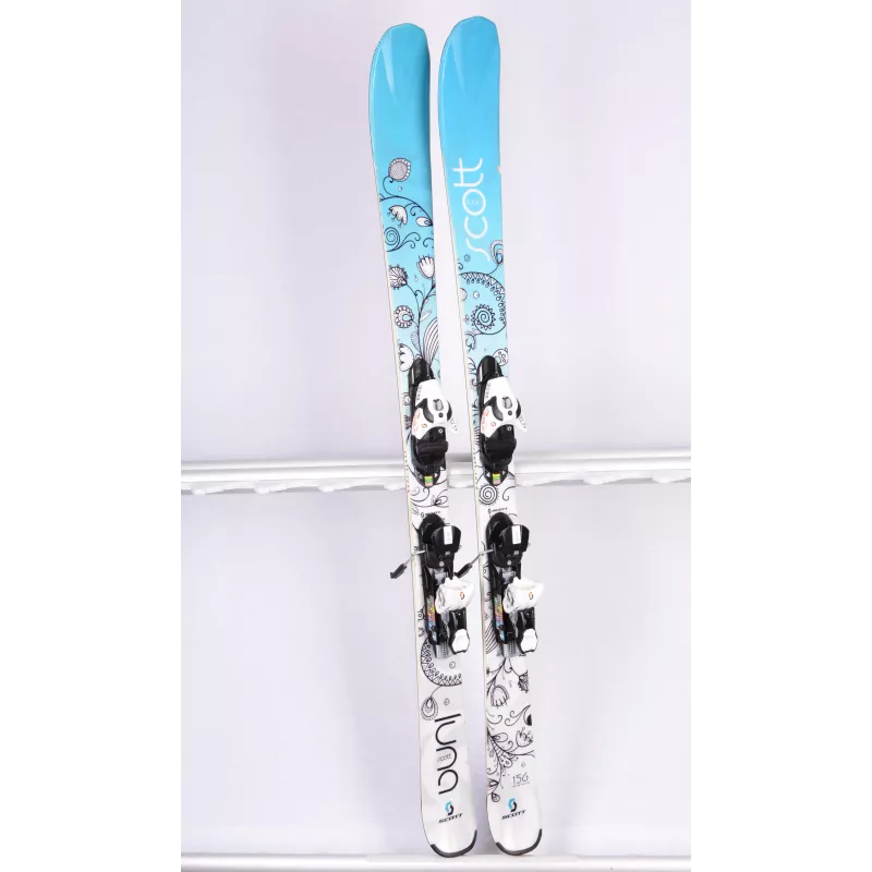 esquís mujer SCOTT LUNA, blue/white + Scott S10