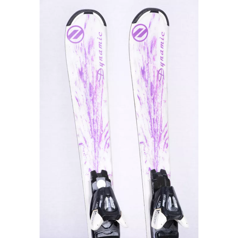 children's/junior skis DYNAMIC LIGHT ELVE Purple/white + Ezytrak 7