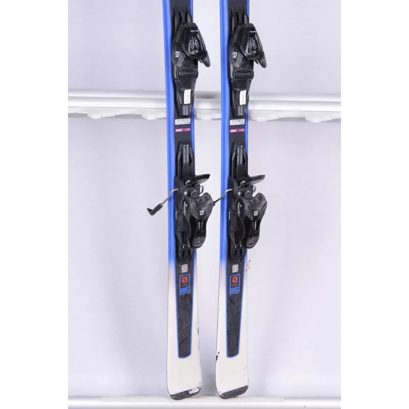 skis SALOMON XDR FOCUS 2019 BLUE/white, all mountain + Salomon L 10 lithium