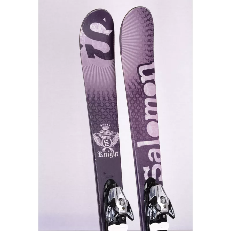 freestyle skis SALOMON KNIGHT, edgy monocoque, twintip, classic stance + Salomon Z12
