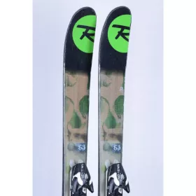 freeride skis ROSSIGNOL S3 SKULL, Woodcore, WRS-weight red. system, freestyle, twintip + Salomon Z10