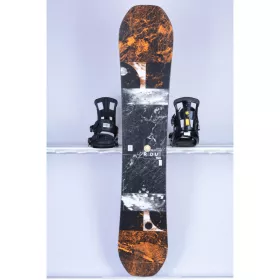snowboard BURTON RADIUS, black/orange, woodcore, FLATtop ( TOP staat )