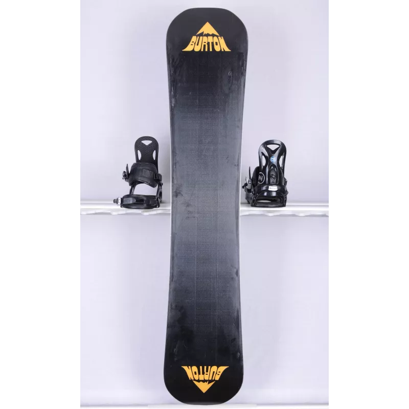 snowboard BURTON RADIUS WIDE, black/dark yellow, woodcore, FLATtop, ROCKER