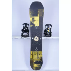 deska snowboardowa BURTON RADIUS, black/yellow, woodcore, FLATtop, ROCKER