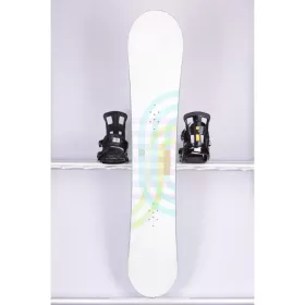 dámsky snowboard BURTON FEATHER, White/green, woodcore, sidewall, ROCKER