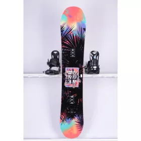 snowboard femme SALOMON WONDER, Cross profile, Popster, Royal rubber pads, Centered stance, Freeride, Directional twin, BiteFree edges, Flatout CAMBER