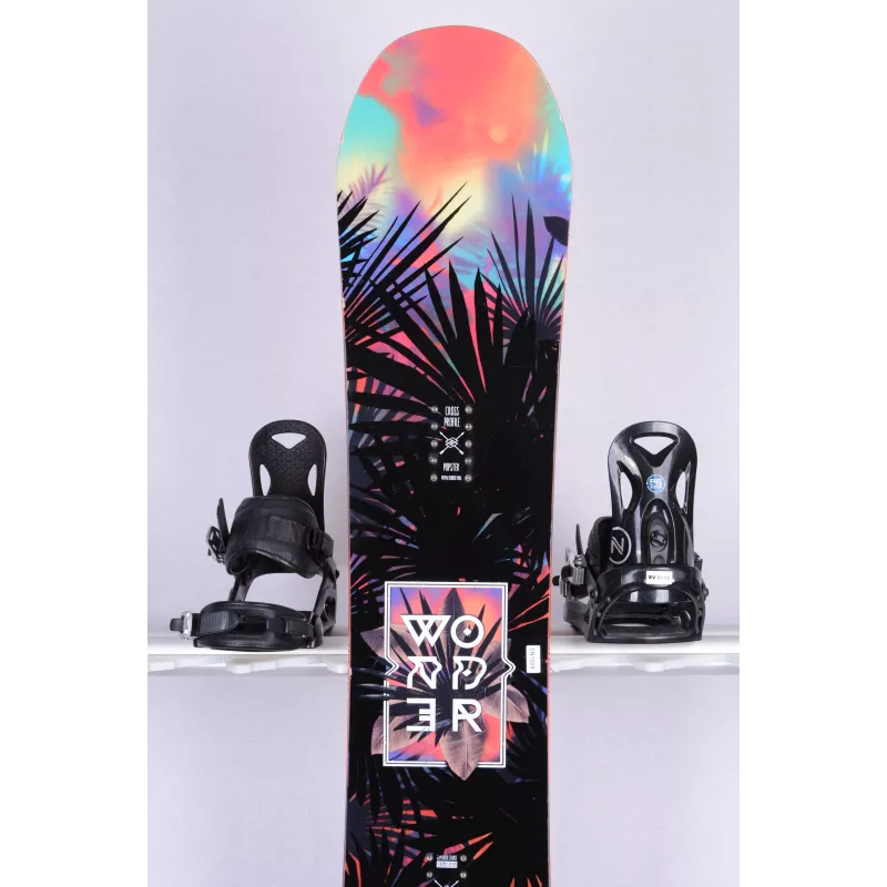 dámsky snowboard SALOMON WONDER, Cross profile, Popster, Royal rubber pads, Centered stance, Freeride, Directional twin, BiteFree edges, Flatout CAMBER