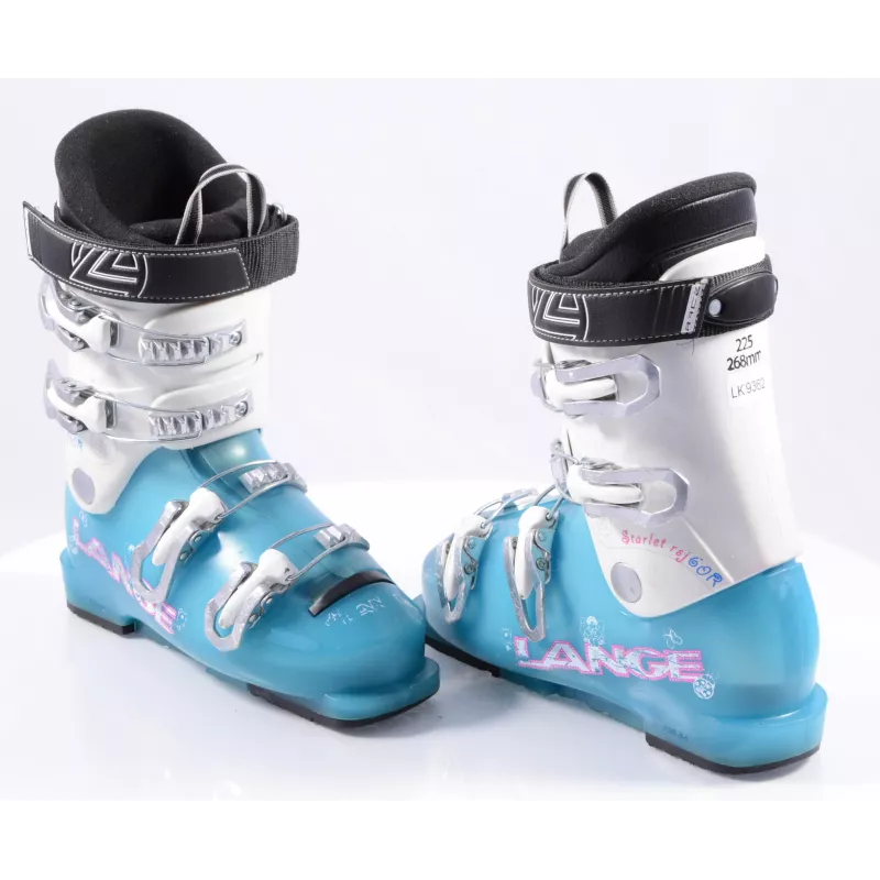 detské/juniorské lyžiarky LANGE STARLET RSJ 60R, WHITE/blue