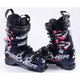 dames skischoenen FISCHER RC4 THE CURV 95 XTR 2021, Sanitized, DARK BLUE/pink ( TOP staat )