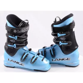 kinder skischoenen LANGE TEAM 8, RATCHET BUCKLE, BLUE